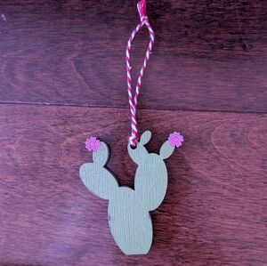 Green Cactus Ornament